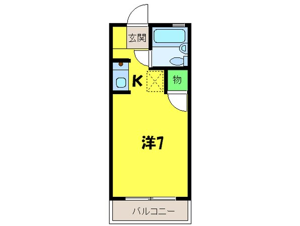 ハーツ新金岡の物件間取画像